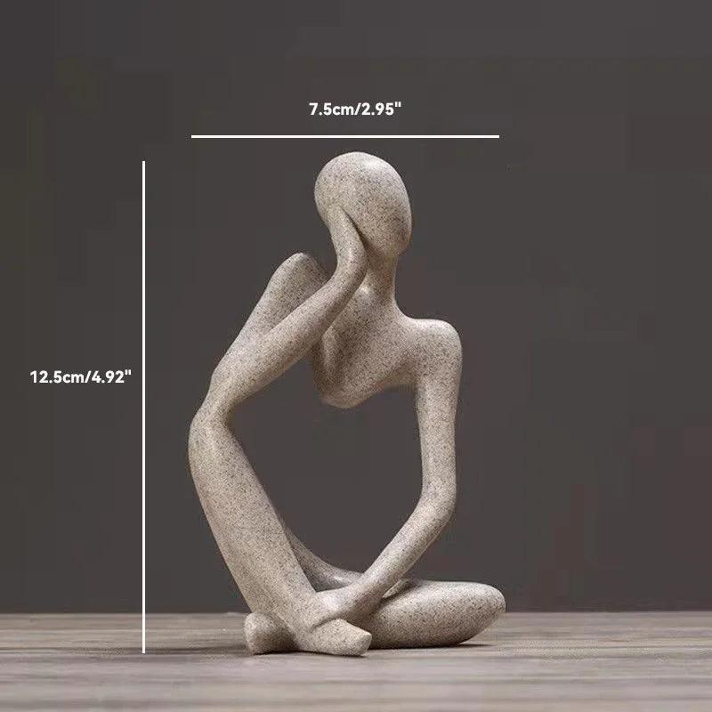 Escultura O Pensador Escultura Abstrata