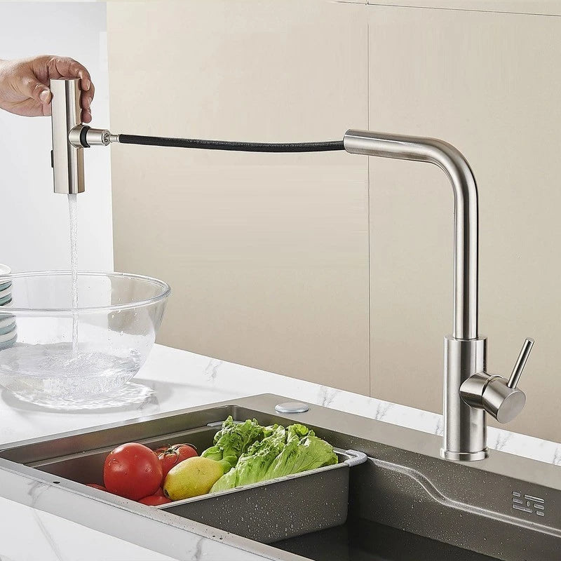 Torneira Cozinha Luxea Gourmet com Jato Cascata e Ducha Flexível