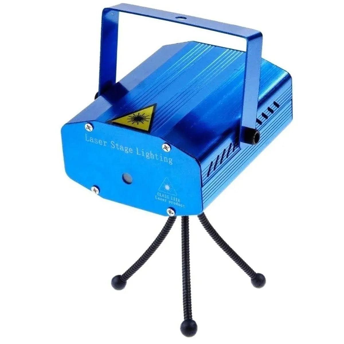 Mini Laser Led Projetor Raio Holográfico Luzes Natal Papai Noel
