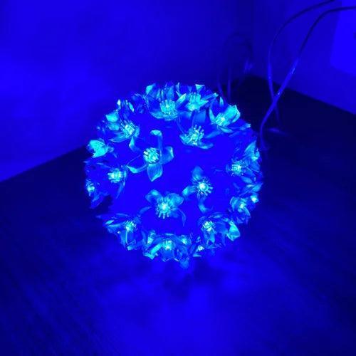 Globo Lampadas Luzes De Led Flor Bola Natal Decoração Tomada